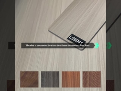 Bamboo Węgiel drzewny Włókno drewniane Płytki podszewkowe Marmur Płyty ścienne PVC Antystatyczna izolacja cieplna