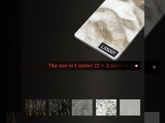 Modern Luxury Style Dekoracja wnętrza Wysokoglądek Marmur Bambus Węgiel drzewny Finery