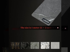 Panel ścienny z błonnika bambusowego zintegrowanego z drewną folią marmurowy o wysokim połysku