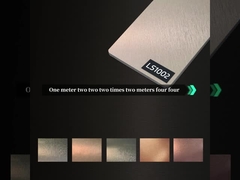 Dekoracja wnętrza Nowy materiał bambus węgiel drzewny fajer metalowy płytka krystaliczna węglowa