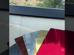 Ceny hurtowe Lustro Dekoracja ściana Panel ścienny PET Bambus Węgiel drzewny Płytka podkładkowa