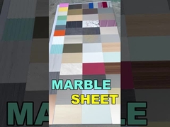 Ognioodporne drewno bambusowe włókno drewniane fałder 8 mm Panel ścienny marmurowy