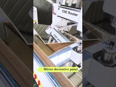 Środowisko przyjazne Wnętrze Bambus Węgiel drzewny Lustro Panele ścienne PVC Lustro Płytka drewniana