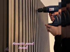 Fabryczna sprzedaż bezpośrednia Panel z litego drewna Materiały do ​​​​dekoracji wnętrz Drewniany panel akustyczny