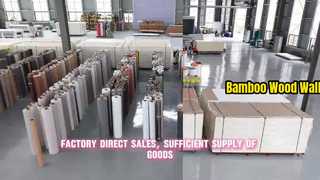 Panel ścienny z marmuru z drewna bambusowego