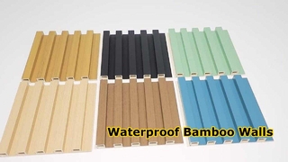 Wodoodporny panel ścienny z kratką WPC