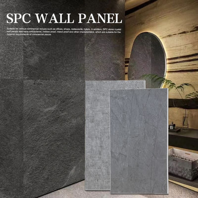 Factory Wholesale SPC Wall Panel Waterproof Moisture Resistant Bathroom Wall Panel For Hotel