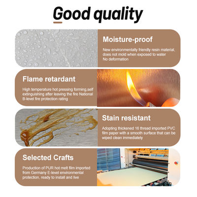 Factory Direct SPC Wall Panel Shower Room Bathroom Ceramic Tile PVC Stone Plastic Background Wall Panel