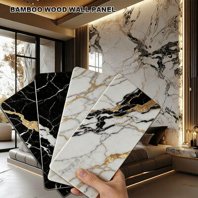 High Glossy Wear-resistant Uv Sheet Wall Panel PET Wall Panel Waterproof Marble Pvc Wall Panel