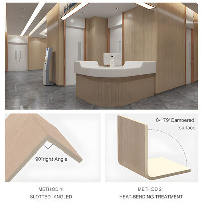 Hotel Decoration Modern Wood Grain Wood Veneer Bamboo Fiber Wall Panel