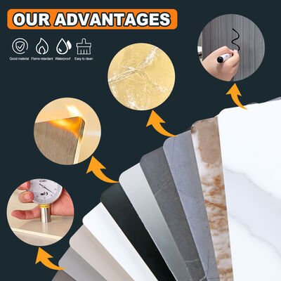 OEM Factory PVC Metal Wall Panels Seamless Slotted Board WPC Decorative Wall Panels For Interior Decor