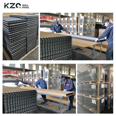 Flexible Acoustic Wall Panels Interior Decorative Wood Wall Slat Panels Sound Proofing Panels