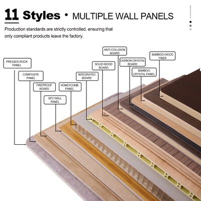 Factory Direct Sale Solid Color Skin Feel Wall Panels Bamboo Fiber Wall Panel
