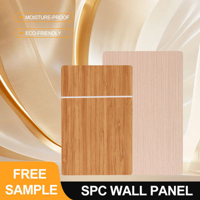 Płyty ścienne SPC 600*2440*4mm wodoodporne i płomienioodporne kompozyt drewno-plastikowy przyjazny dla środowiska bezszwedzka splicing panel ścienny wewnętrzny do łazienki domu