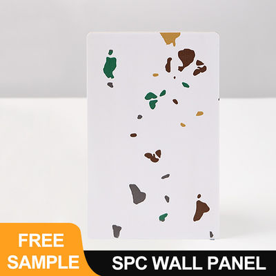 Panel ścienny SPC 600*2440*4mm wodoodporny Kamień Plastic Eco-Friendly Drewno Ziarno Bezszwowe Zamknięcie Płyty Dekoracji Wnętrz