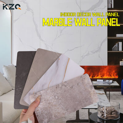 Fabryka Niestandardowe marmurowe panele ścienne Ściany tła Bamboo Fiber Flexible Wall Panels