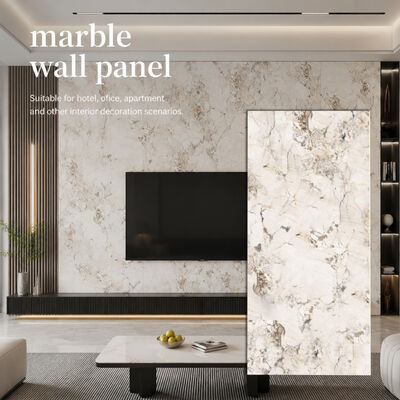 Marmurowy panel ścienny Bambus Węgiel drzewny Finery wnętrz Dekoracyjne panele