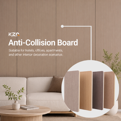 Bamboo Charcoal Wood Veneer Anti-Collision Board Do dekoracji hoteli