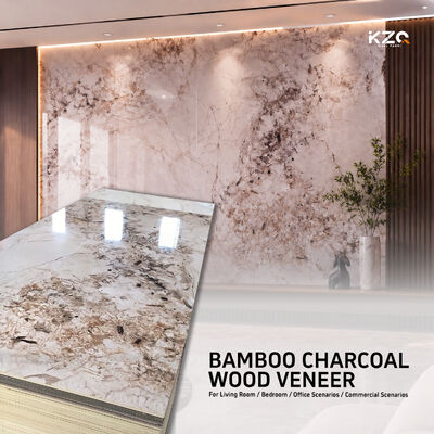 3D marmurowy panel ścienny bambusowy węgiel drzewny foliera do dekoracji hoteli