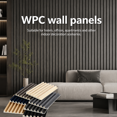 Płytkowany panel ścienny Dekoracja wnętrz Płytkowy panel ścienny 3D Wpc Do projektowania wnętrz hoteli